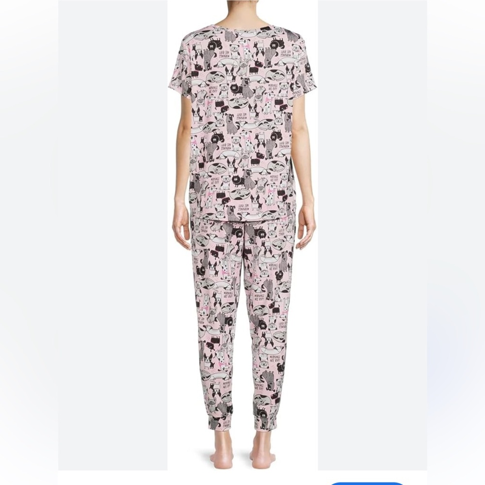 Secret Treasures Women's Dogs Print Pajama Set Medium NWT